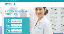 Desktop Screenshot of devlynoptical.com